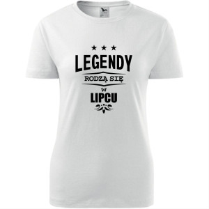 damska koszulka - legendy rodzą się w lipcu
