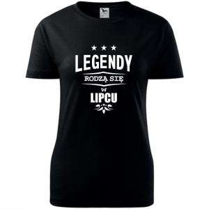 damska koszulka - legendy rodzą się w lipcu