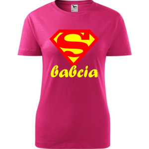 Damska koszulka - Super babcia.