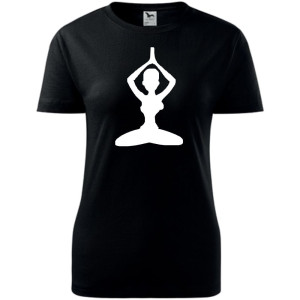Damska koszulka taliowana - Joga
