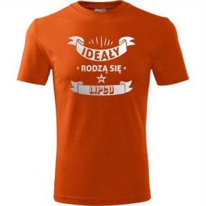 męska koszulka - ideały rodzą się w lipcu