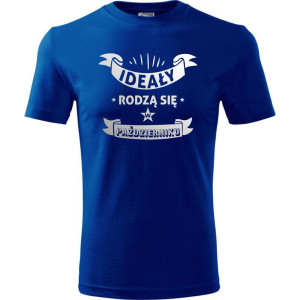 męska koszulka - ideały rodzą się w październiku