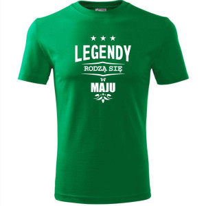 męska koszulka - legendy rodzą się w maju