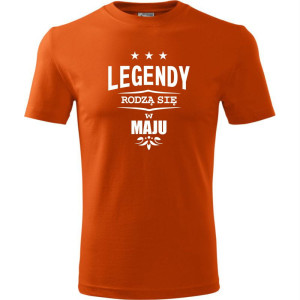 męska koszulka - legendy rodzą się w maju