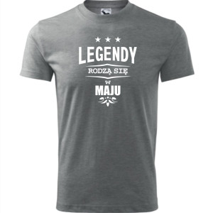 męska koszulka - legendy rodzą się w maju