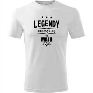 męska koszulka - legendy rodzą się w maju