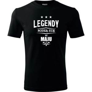 męska koszulka - legendy rodzą się w maju