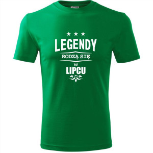 męska koszulka - legendy rodzą się w lipcu