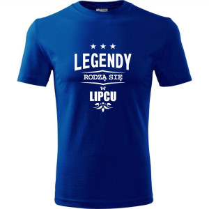 męska koszulka - legendy rodzą się w lipcu