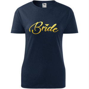 damska koszulka - bride