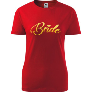 damska koszulka - bride