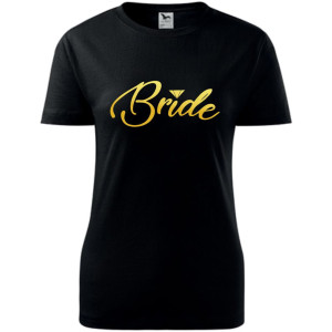 damska koszulka - bride