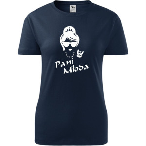 damska koszulka - pani młoda