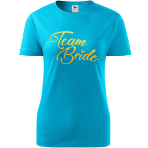 atrakcyjna damska koszulka - team bride wieczór panieński t-shirt