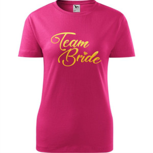 atrakcyjna damska koszulka - team bride wieczór panieński t-shirt