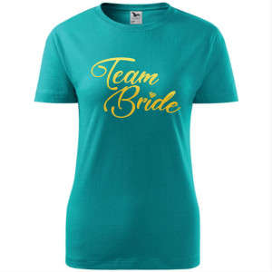 atrakcyjna damska koszulka - team bride wieczór panieński t-shirt