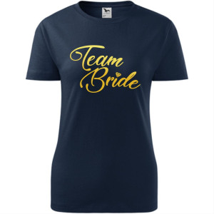 atrakcyjna damska koszulka - team bride wieczór panieński t-shirt