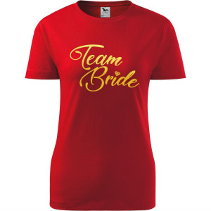 atrakcyjna damska koszulka - team bride wieczór panieński t-shirt
