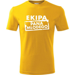 męska koszulka - ekipa pana młodego - t-shirt wieczór kawalerski