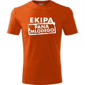 męska koszulka - ekipa pana młodego - t-shirt wieczór kawalerski