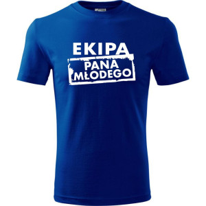 męska koszulka - ekipa pana młodego - t-shirt wieczór kawalerski