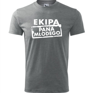 męska koszulka - ekipa pana młodego - t-shirt wieczór kawalerski