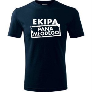 męska koszulka - ekipa pana młodego - t-shirt wieczór kawalerski