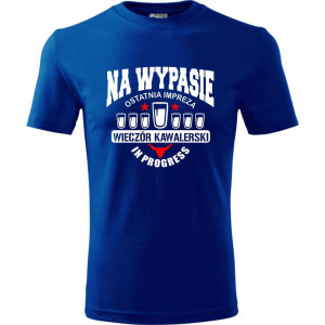 męska koszulka - na wypasie, ostatnia impreza, wieczór kawalerski in progress