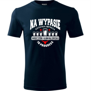 męska koszulka - na wypasie, ostatnia impreza, wieczór kawalerski in progress