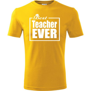 Męska koszulka - Best teacher ever