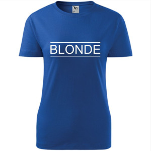 damska koszulka - blonde