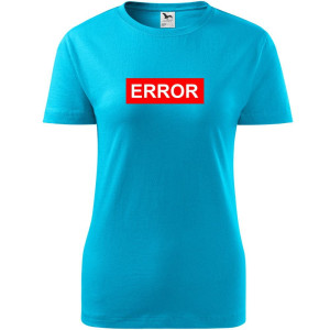 damska koszulka - error