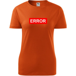 damska koszulka - error