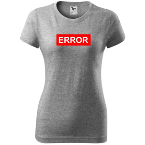 damska koszulka - error