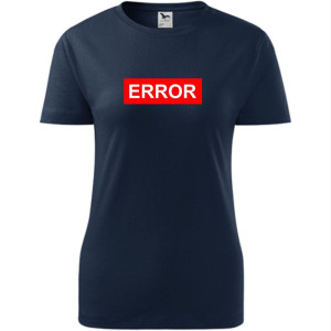 damska koszulka - error