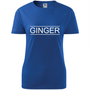 damska koszulka - ginger