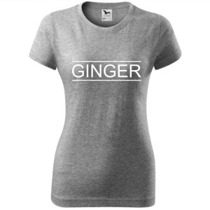 damska koszulka - ginger