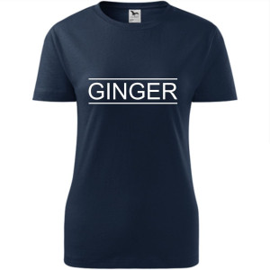damska koszulka - ginger