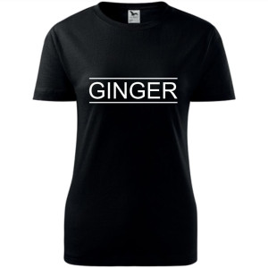 damska koszulka - ginger