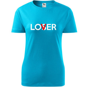 damska koszulka - lover/loser