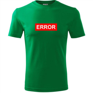 męska koszulka - error