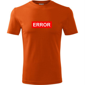 męska koszulka - error