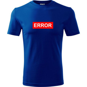 męska koszulka - error