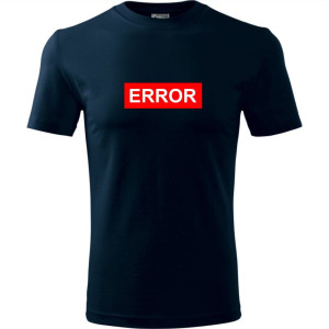 męska koszulka - error