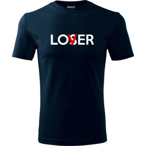 męska koszulka - lover/loser