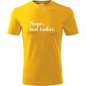 męska koszulka - nope not today