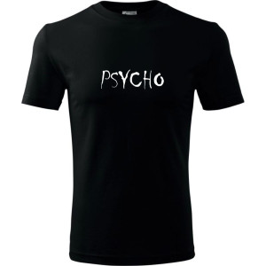 męska koszulka - psycho