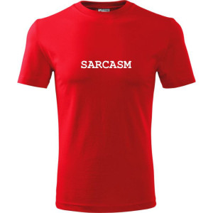 męska koszulka - sarcasm