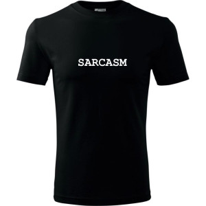 męska koszulka - sarcasm