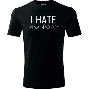Męska koszulka - I hate moday